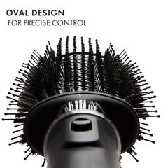 Hot Tools Pro Artist Black Gold boartech bristles aiding gentle detangling and smoothing.