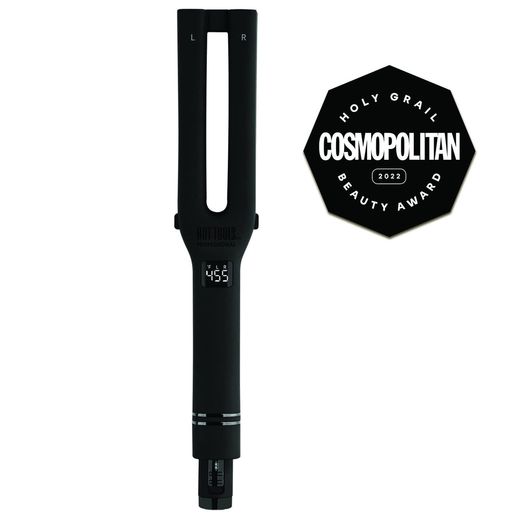 Hot Tools Pro Artist Black Gold four 1/2-inch plates close-up showing even heat distribution