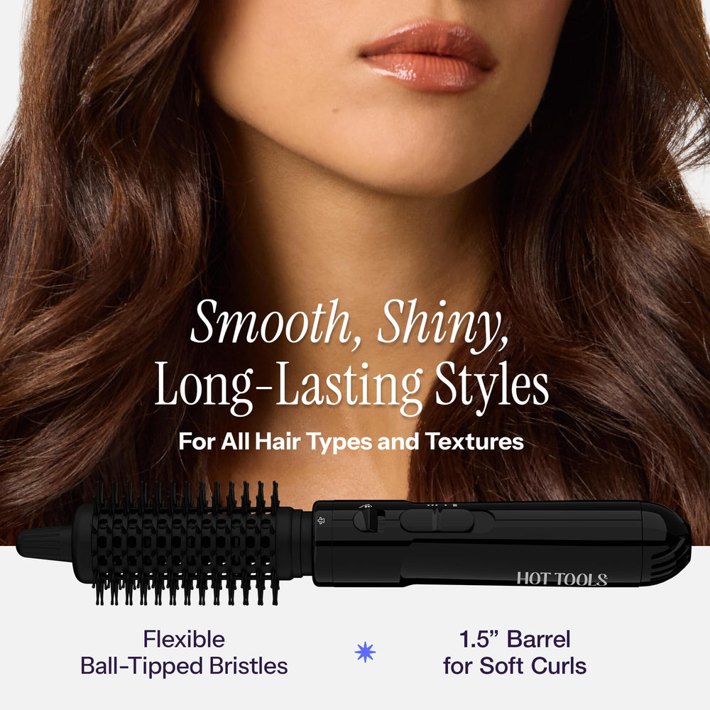 HOT TOOLS Pro Artist curl-release feature enables easy reshaping with reduced tangling