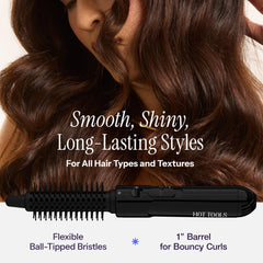 Hot Tools Pro Artist hot air brush curl release feature reducing tangles during styling