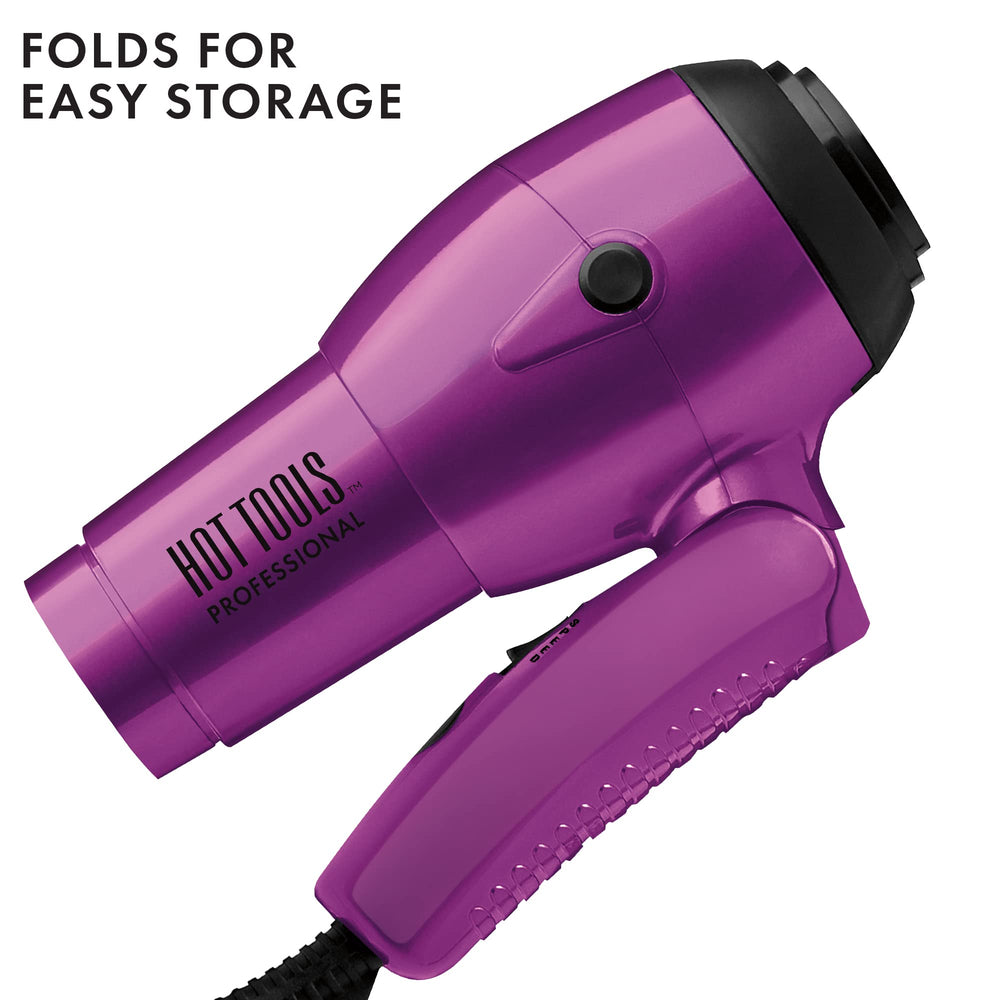 HOT TOOLS Pro Artist ionic compact design supports efficient travel drying.