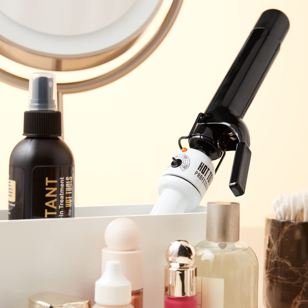Hot Tools Pro Artist Nano Ceramic Curling Iron cool tip protects fingers during handling