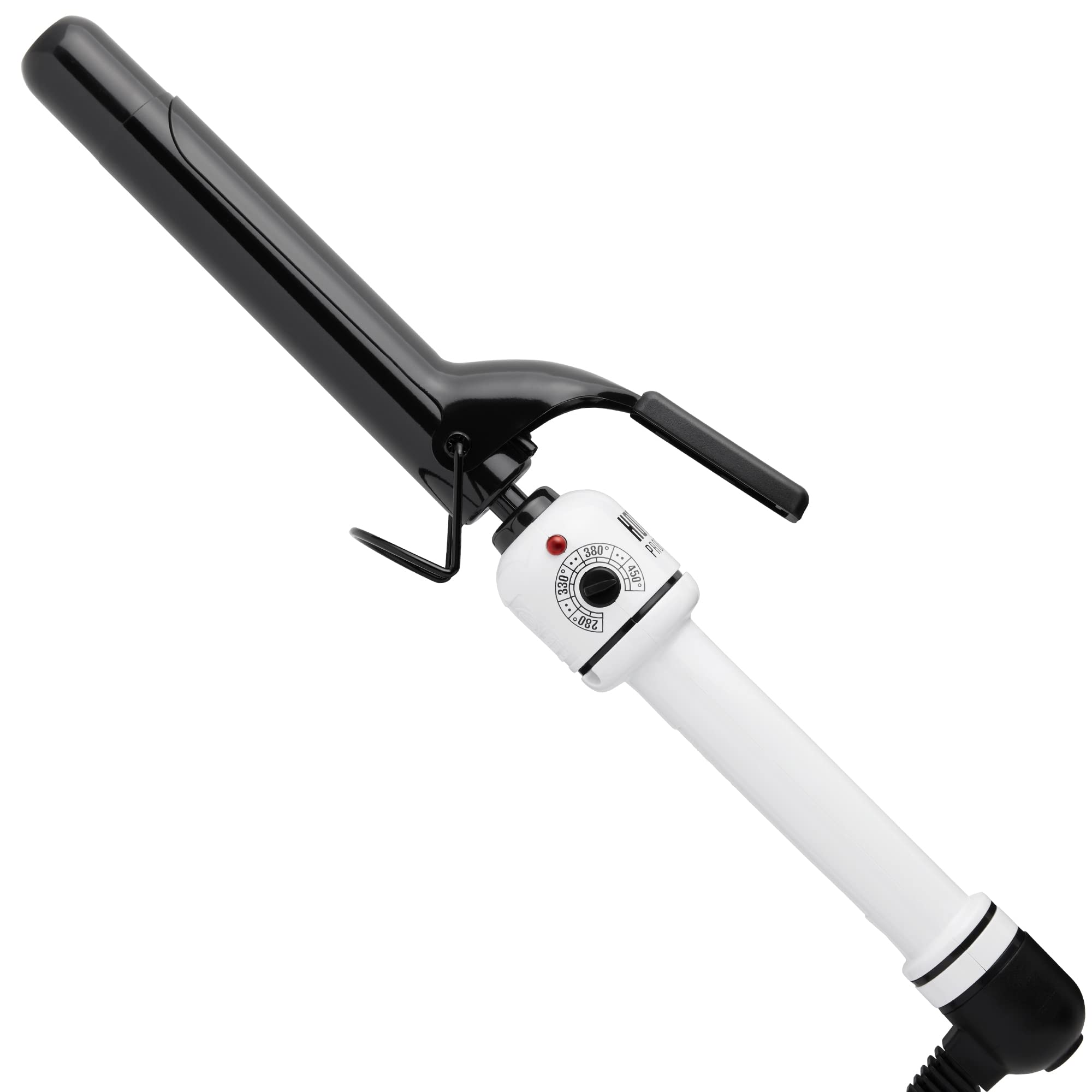 Hot Tools Pro Artist Nano Ceramic Curling Iron wand front view for defined, sleek curls.