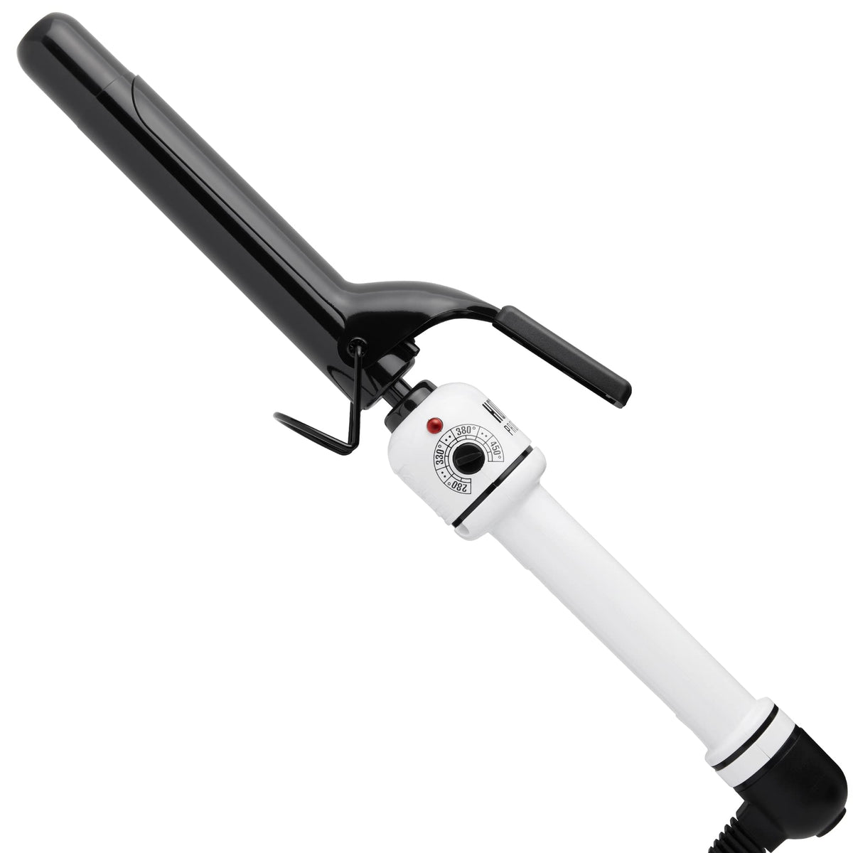 Hot Tools Pro Artist Nano Ceramic Curling Iron wand front view for defined, sleek curls.