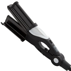 Hot Tools Pro Artist nano ceramic deep waver barrel closeup for smooth frizz-free styling