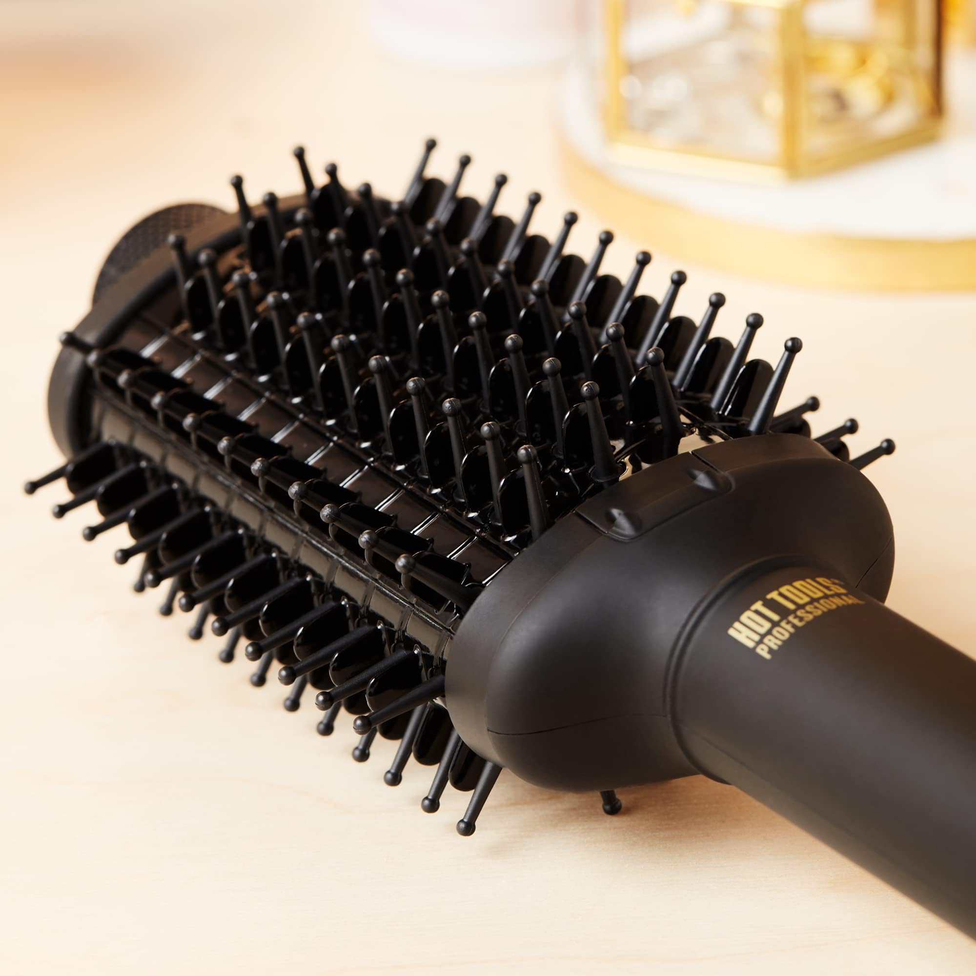 Hot Tools Pro Artist Oval Brush revives second-day hair with refreshing volume.