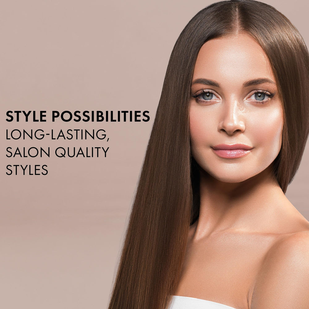 Hot Tools Pro Artist SmoothWave flat iron multi-direction plates ensure full hair contact for consistency