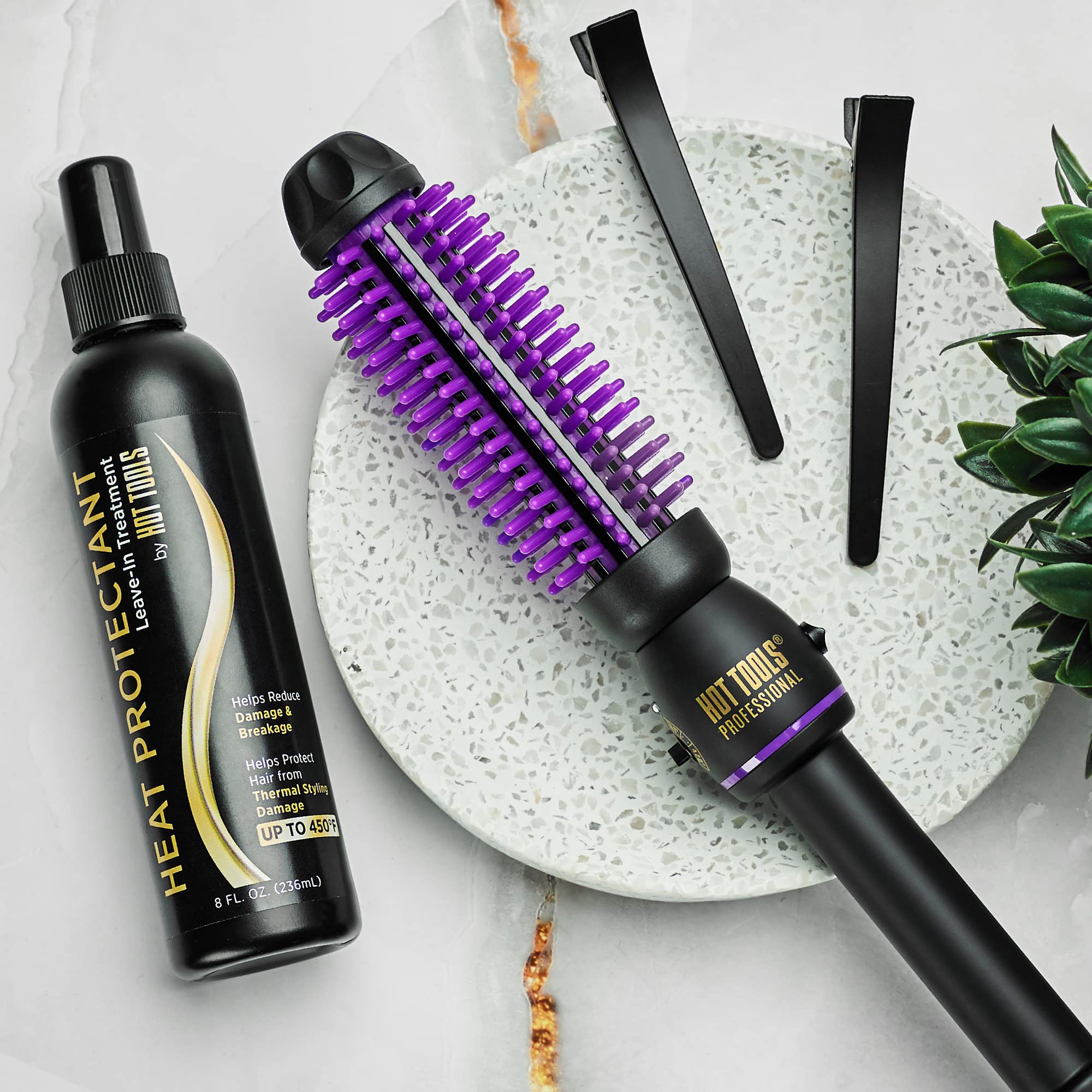 Hot Tools Pro Artist use on dry hair to add volume and texture.