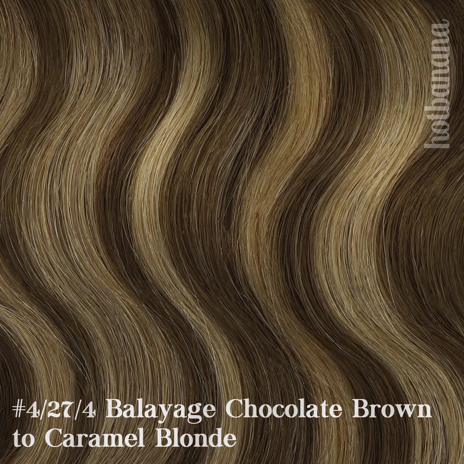 HOTBANANA dark roots ombre clip-ins enhance natural depth.
