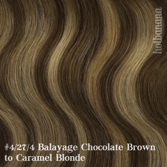 HOTBANANA dark roots ombre clip-ins enhance natural depth.