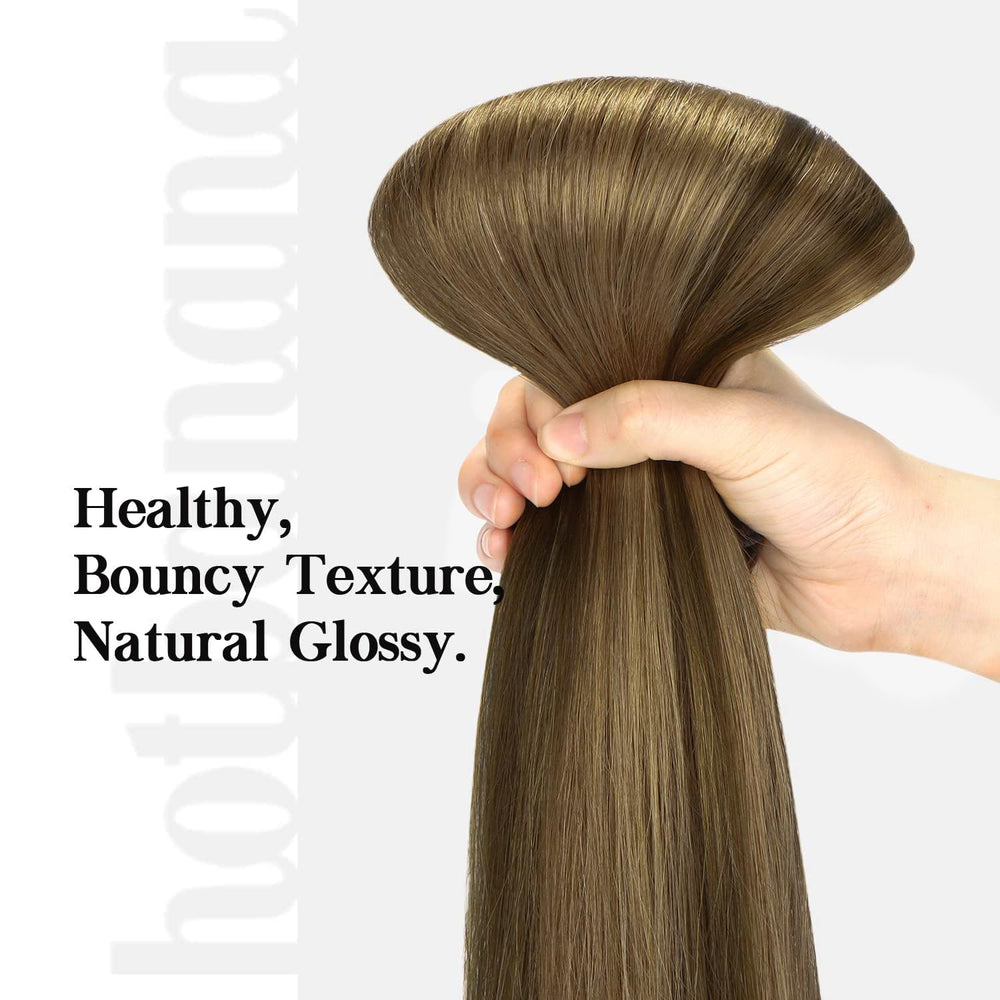 HOTBANANA stainless steel clips with soft rubber protect scalp.