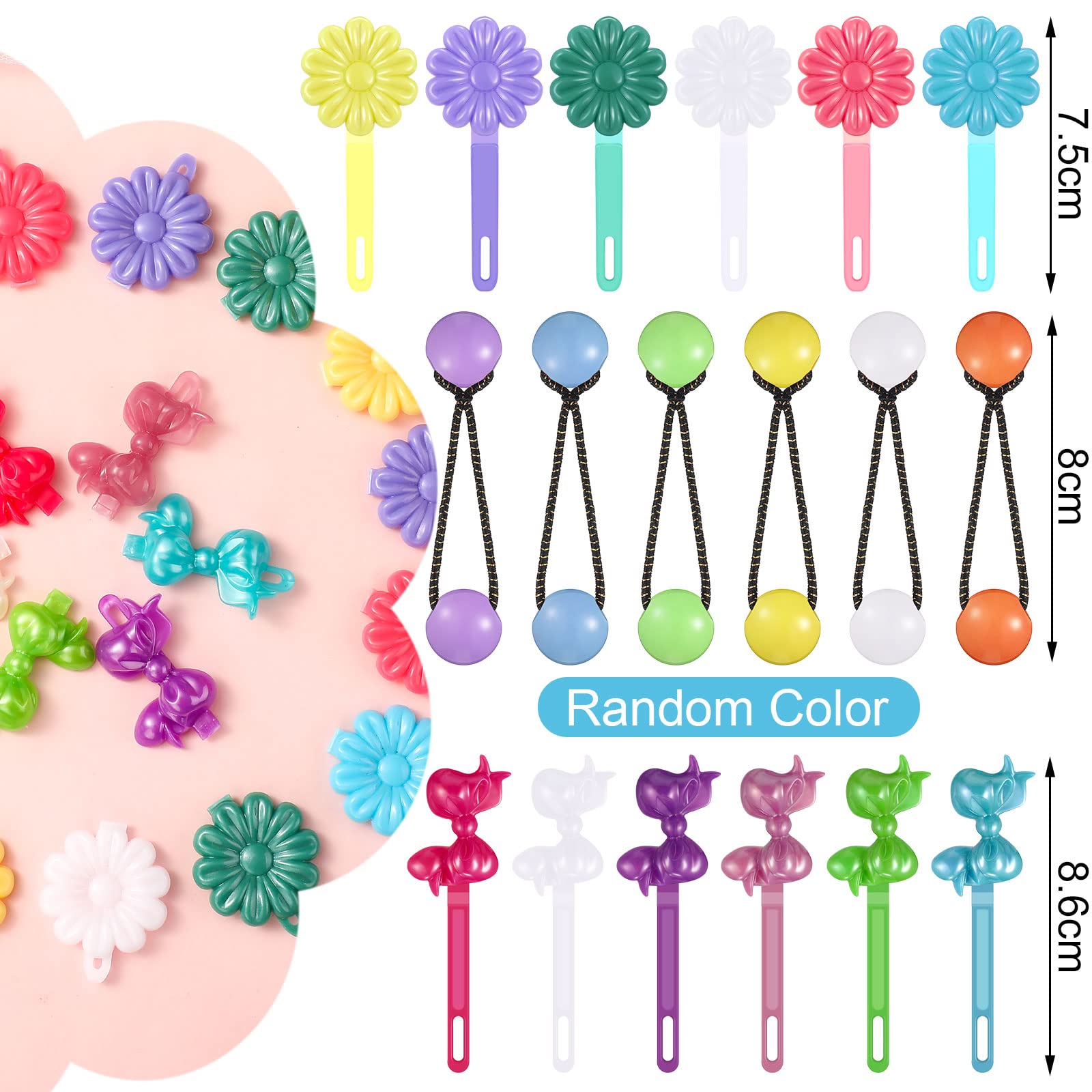 Hoteam bow barrette clip anchors playful ponytails with reliable hold.