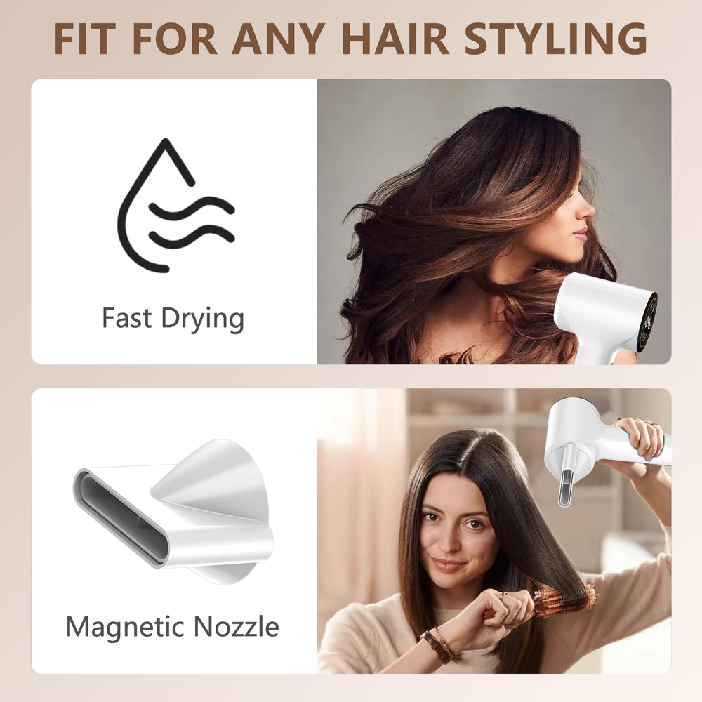 HOTLIFE hair dryer operates quietly with a low-noise design.