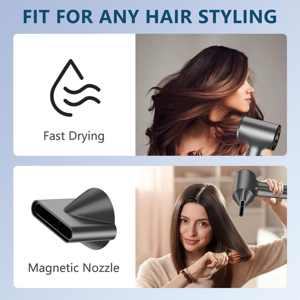 HOTLIFE plasma hair dryer lightweight-handle offers easy grip during sessions.