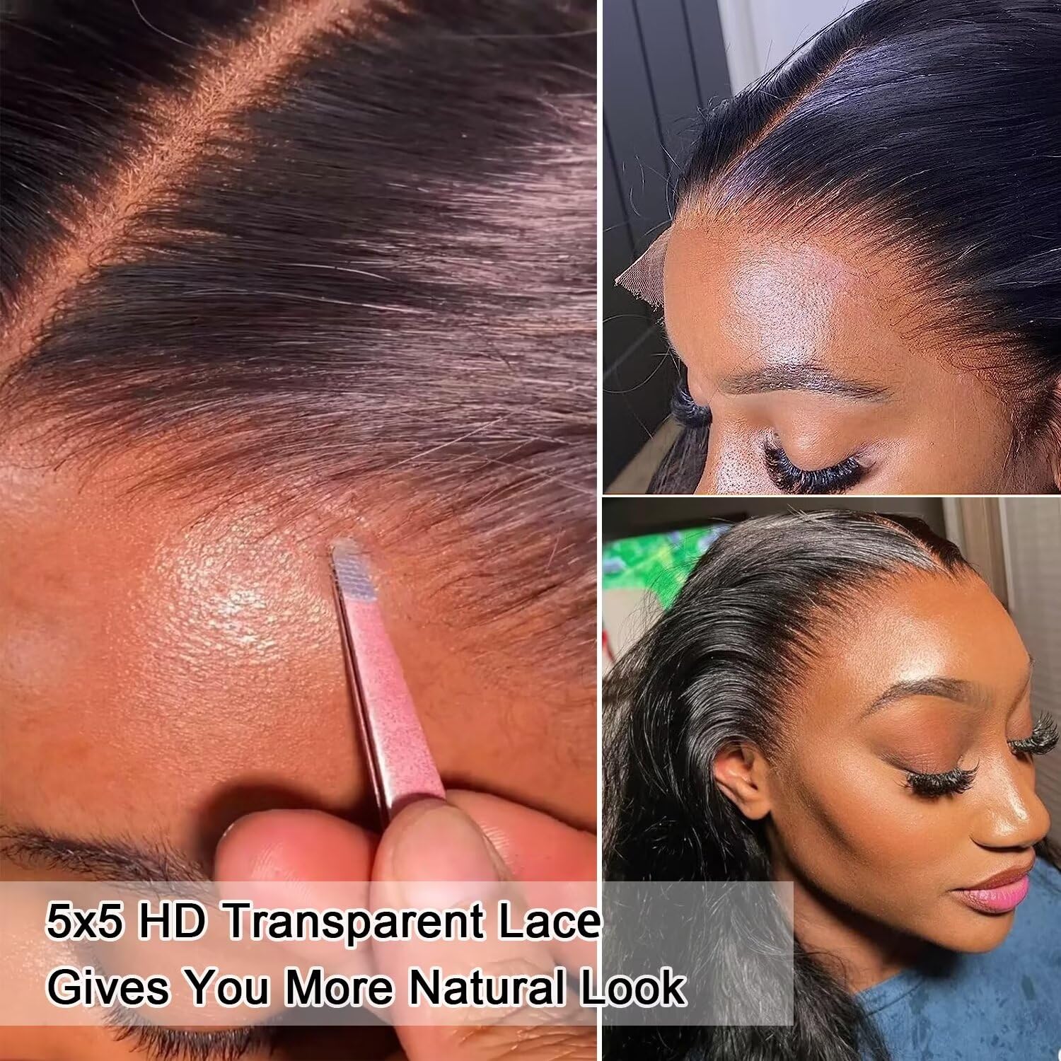 Hotlulana 150% density closure offers full, natural-looking coverage for daily wear
