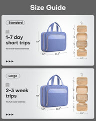 HOTOR toiletry bag outer pocket for quick-access essentials