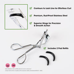 Hotosu soft silicone pads prevent pinching for comfortable daily curling.