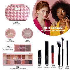 Hot Sugar all-in-one eyeshadow palette pink for versatile looks
