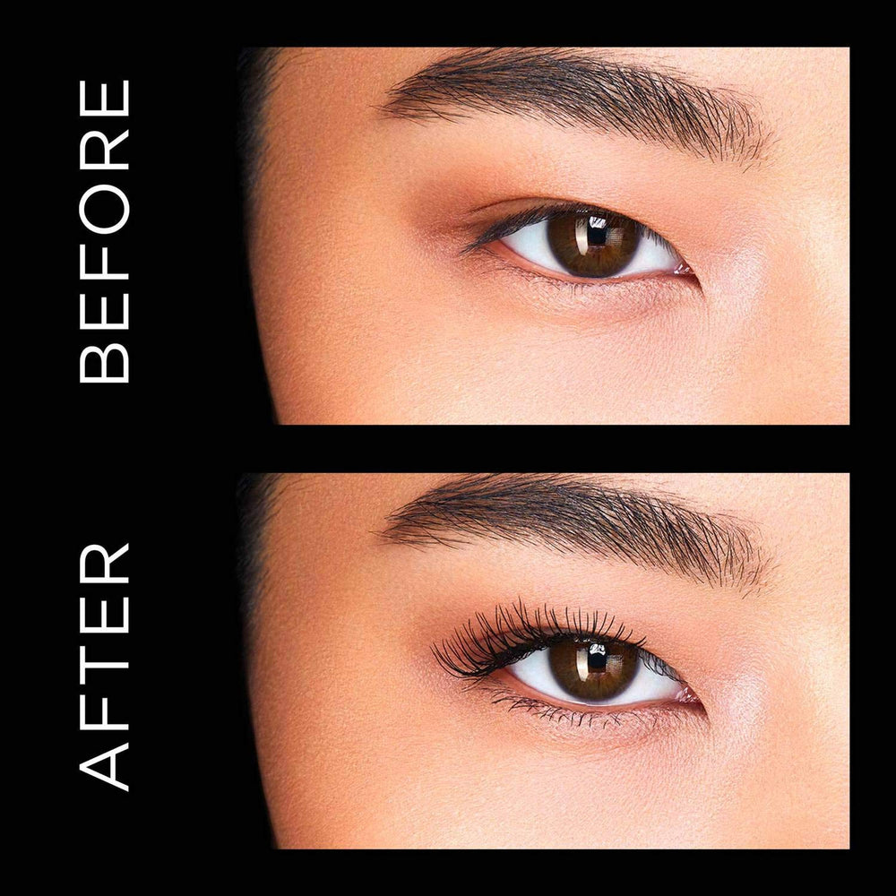Hourglass Caution Extreme Lash Mascara brush close-up reveals the 4D Amplifier design