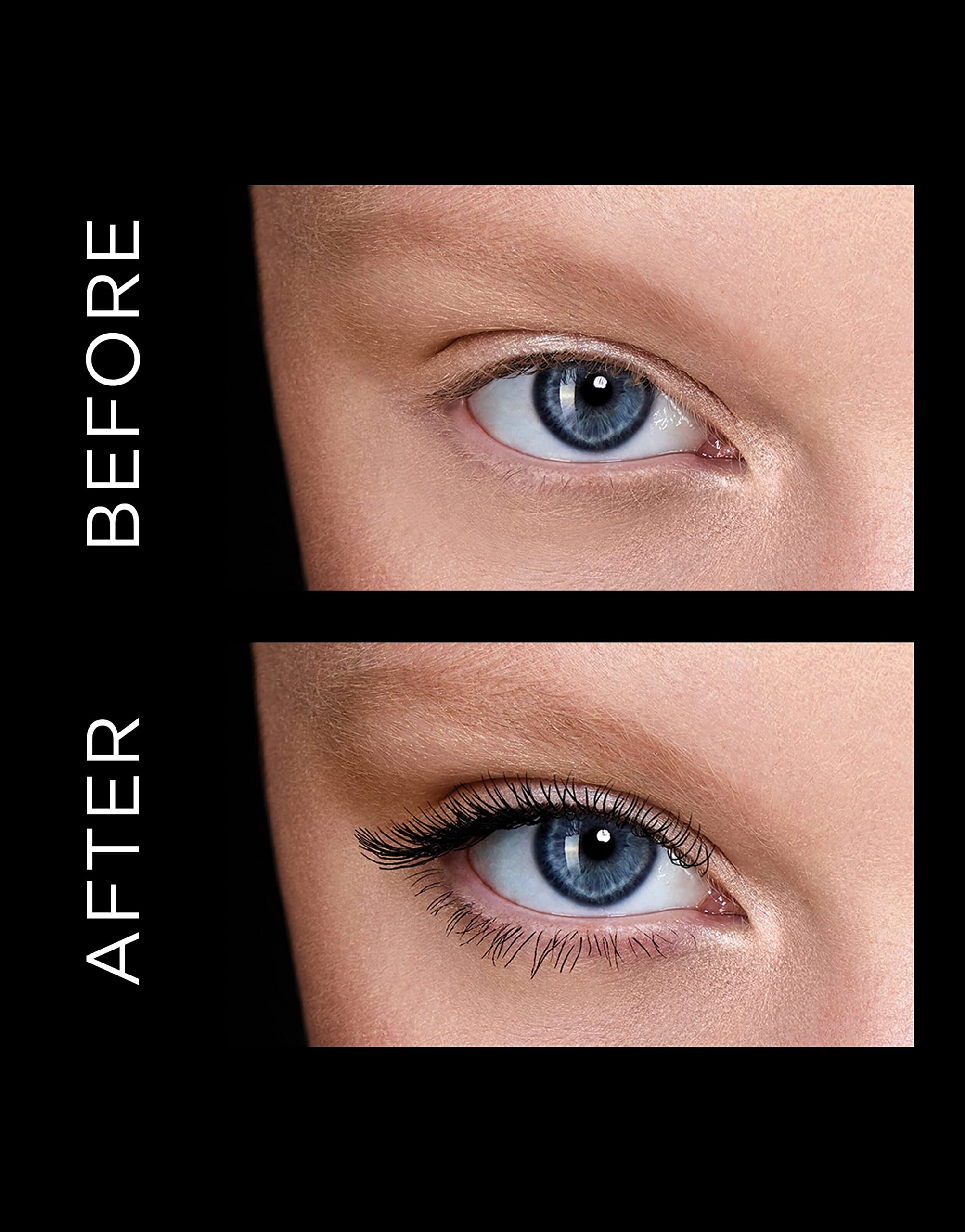 Hourglass Caution Extreme Lash Mascara packaging highlights cruelty-free and vegan attributes