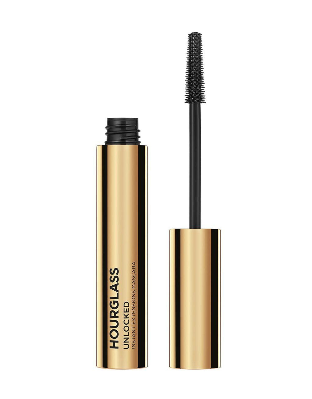 Hourglass Unlocked Instant Extension Mascara lifts lashes for dramatic length.