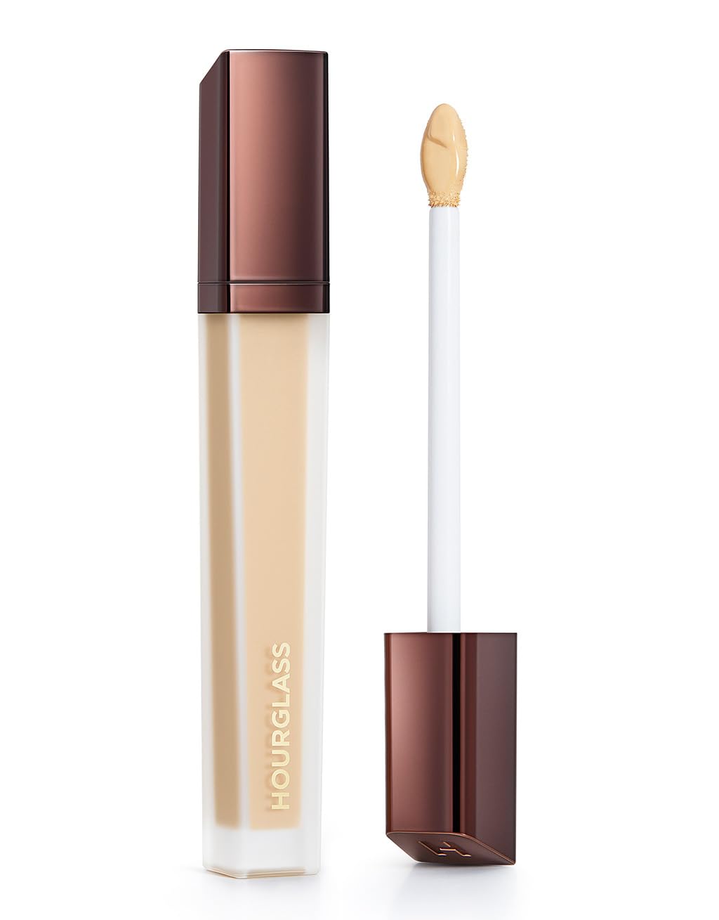 Hourglass Vanish Airbrush Concealer packaging shows weightless, waterproof coverage.