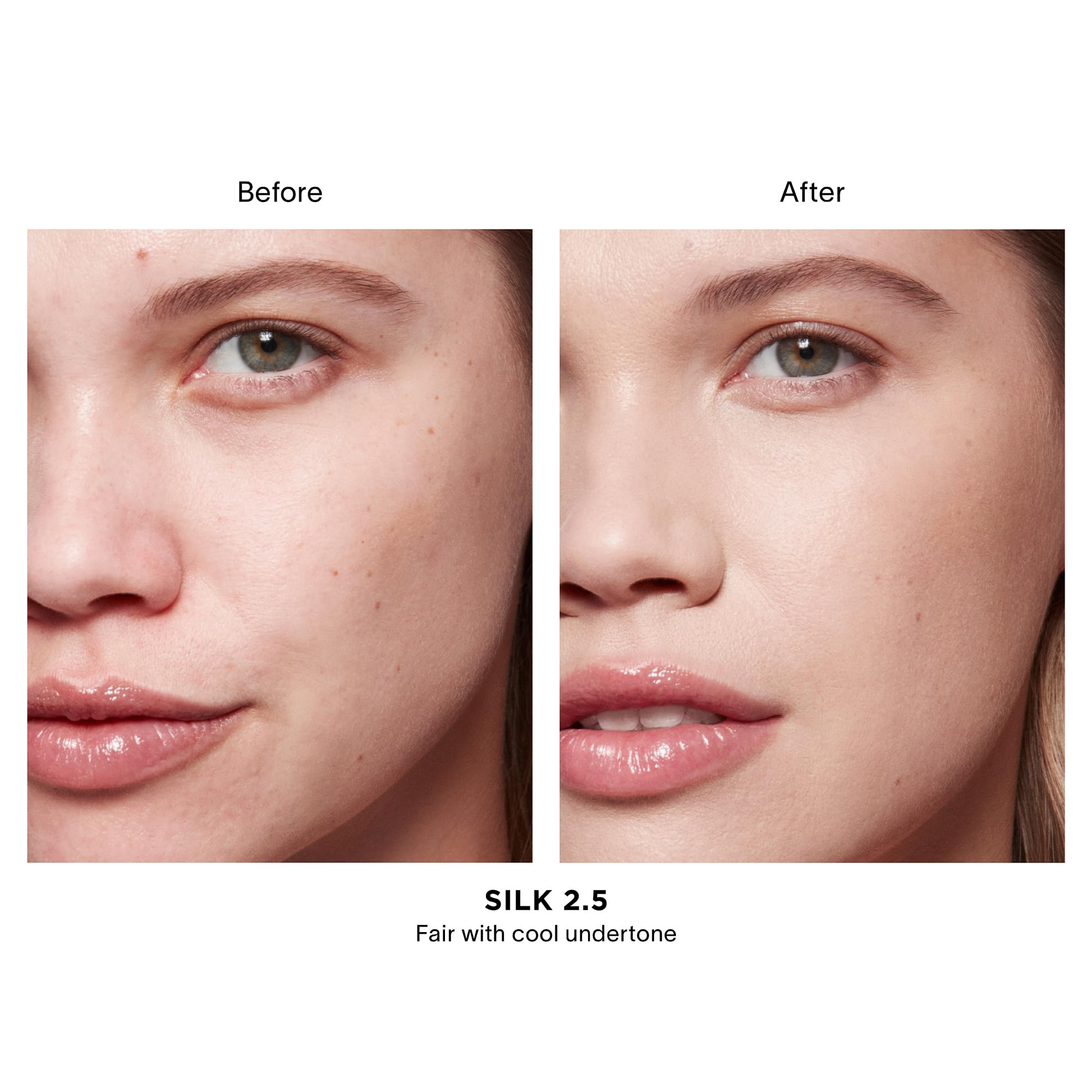 Hourglass Vanish Airbrush Concealer tube close-up reveals creamy, weightless texture for seamless blending.