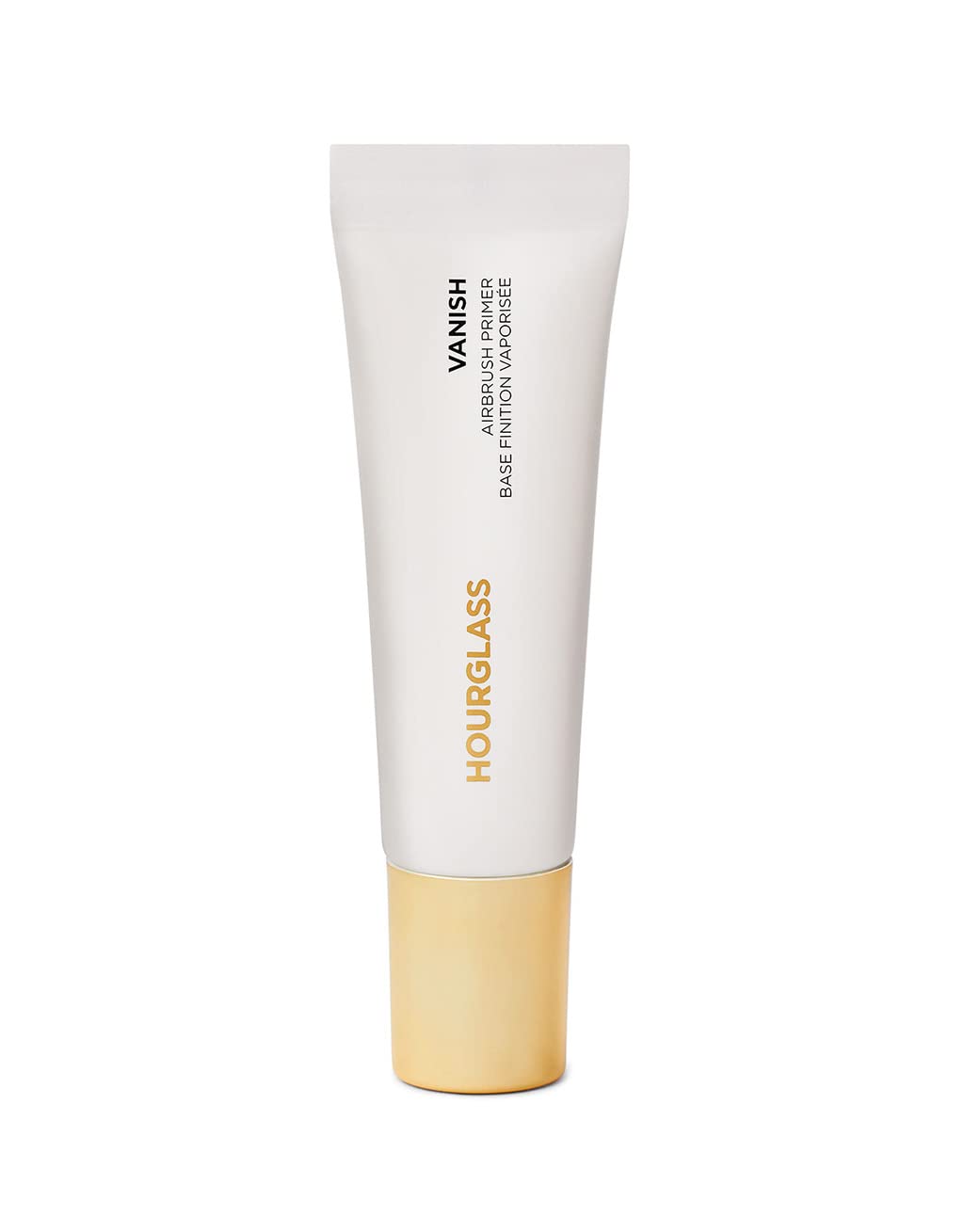 Hourglass Vanish Airbrush Primer travel-size bottle blurs pores for a smooth base