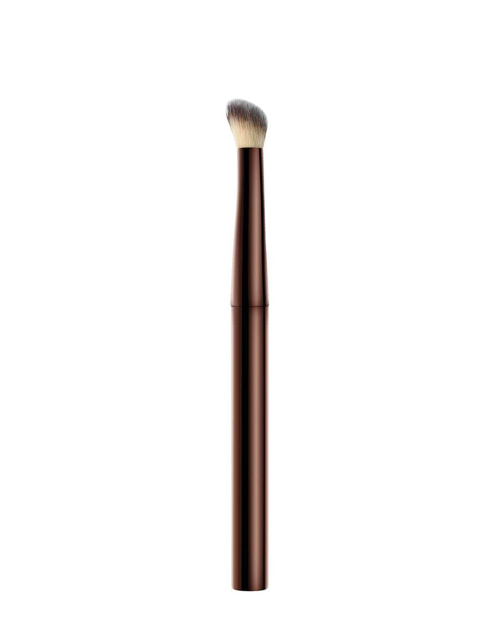 Hourglass Vanish brush with weighted metal handle delivers pro-level control