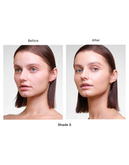 Hourglass Veil Hydrating Skin Tint application shot highlights lightweight wear