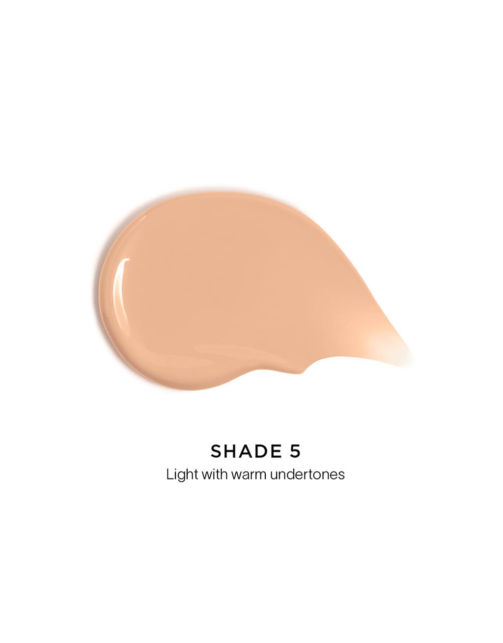 Hourglass Veil Hydrating Skin Tint swatch on skin shows dewy, natural-looking coverage