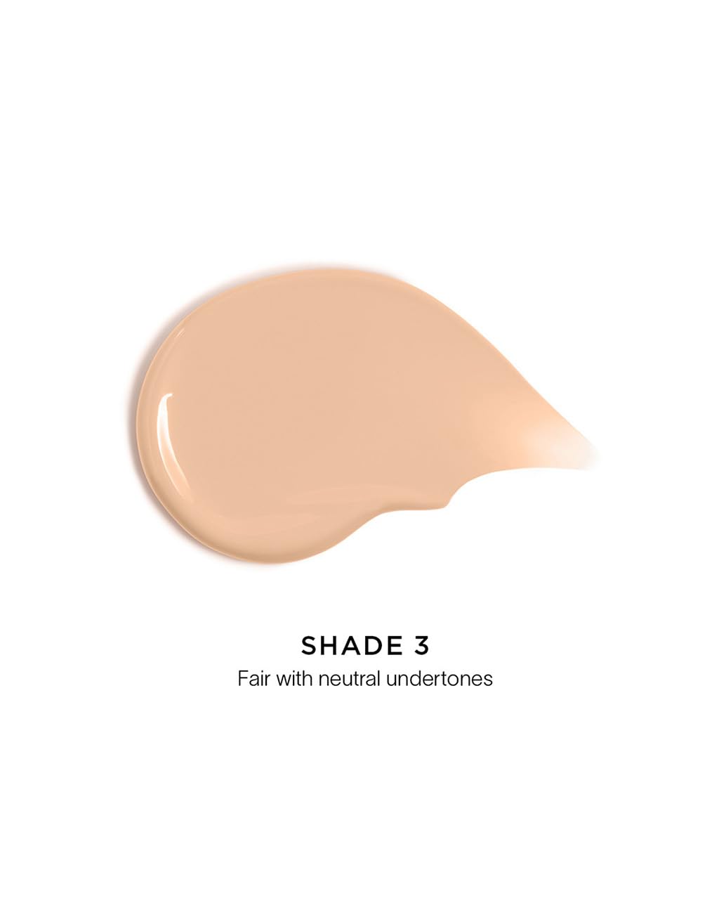 Hourglass Veil Hydrating Skin Tint swatch showing sheer coverage and natural glow.