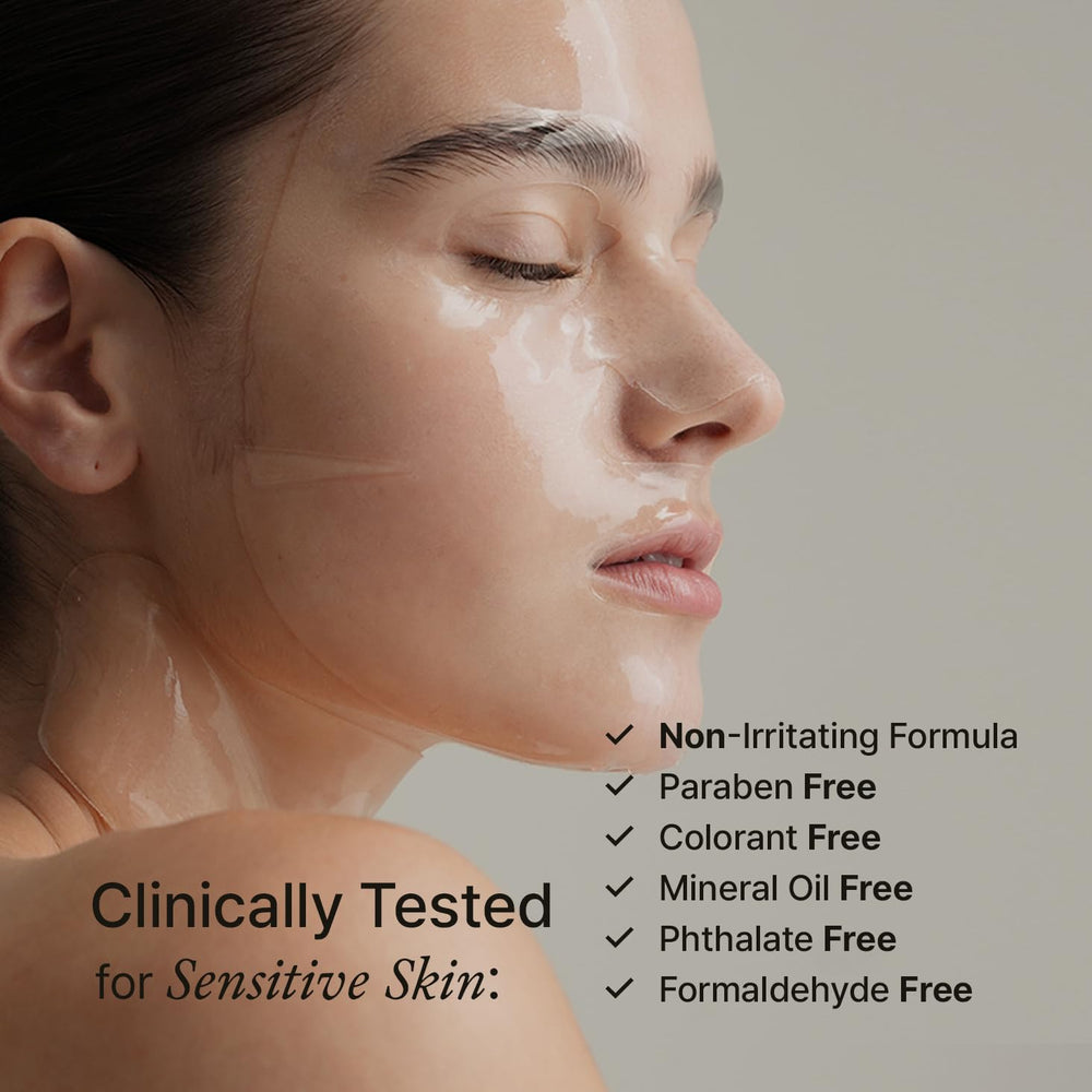 House of B Glow sensory detail in-use imagery evokes refreshing spa-like experience.