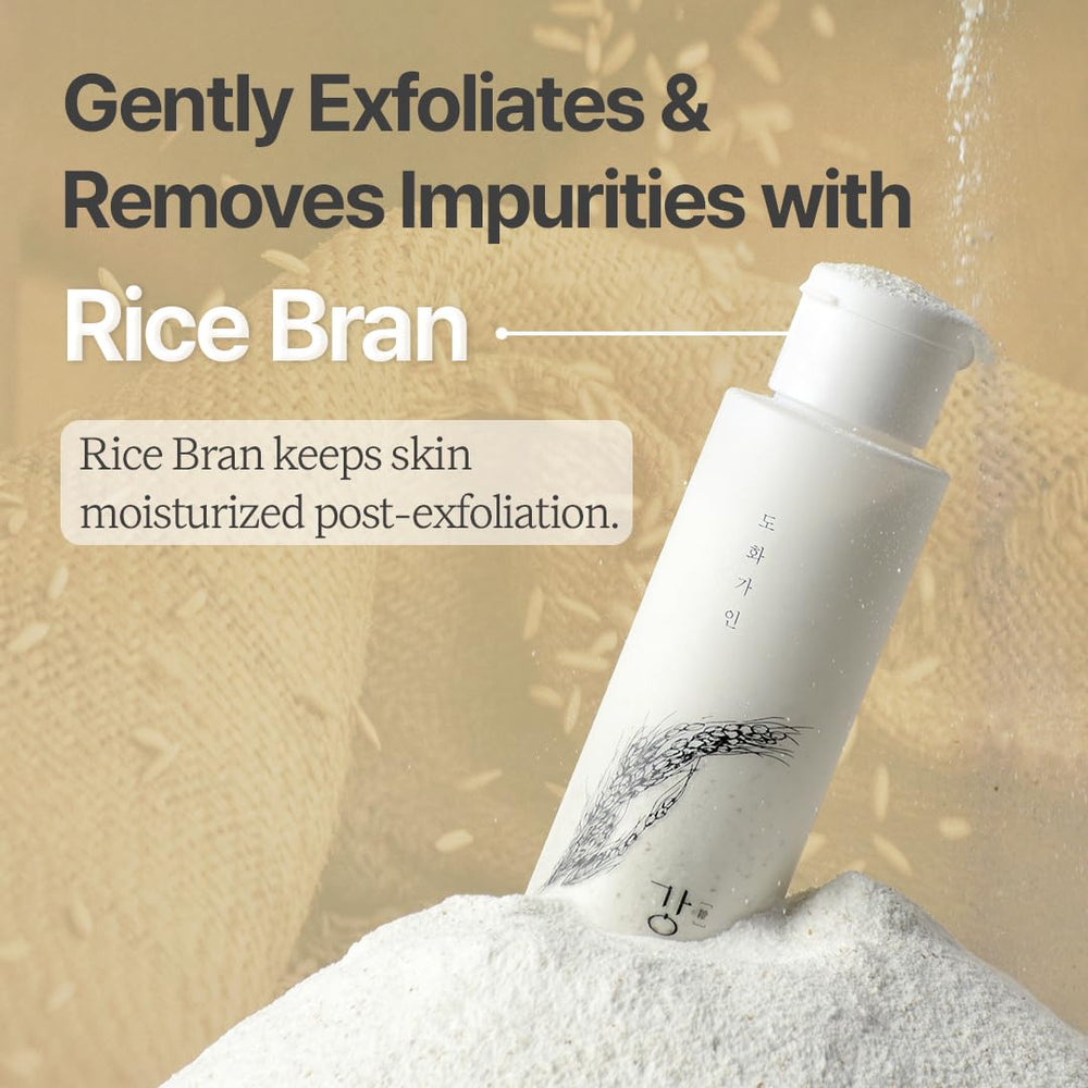 House of Dohwa Rice Bran Powder Wash Korean-sourced rice symbolizing domestic quality
