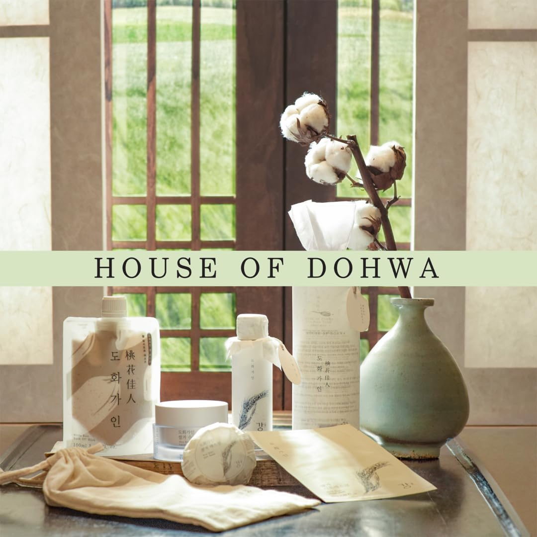 House of Dohwa White Rice Mask bottle size 3.38 fl oz ready for routine use.