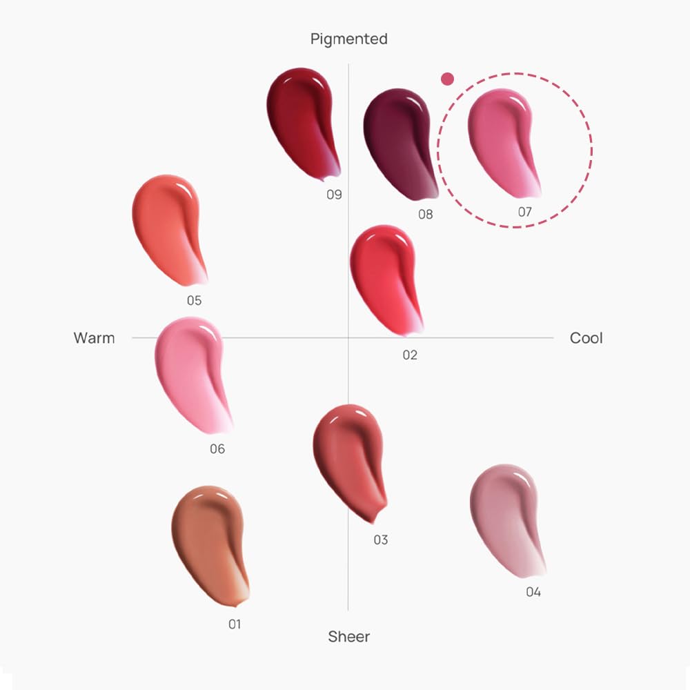 House of Hur Moist Ampoule Blusher Rosie swatch on skin shows natural glow.