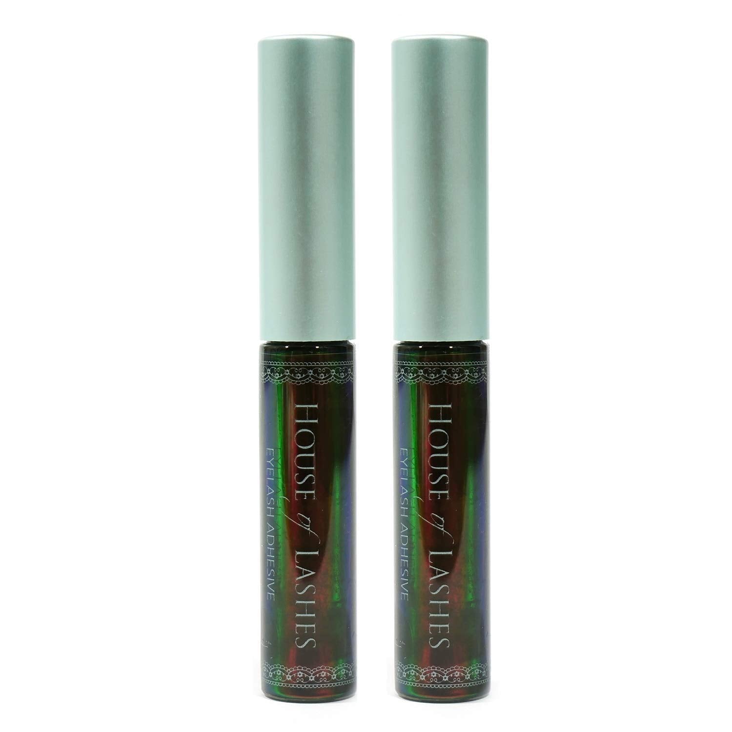 House of Lashes Dark Adhesive bottle closeup highlighting precise long-lasting hold for everyday false lashes.