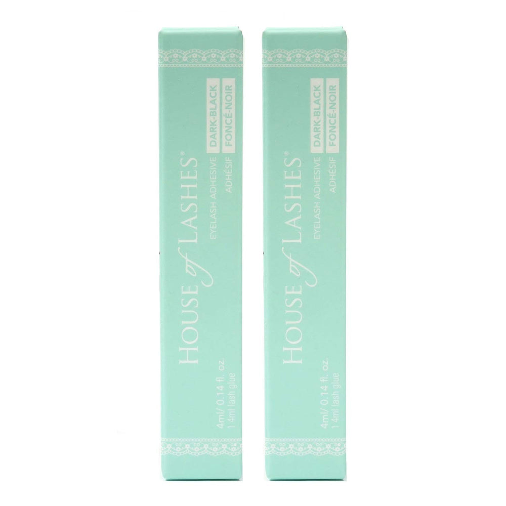 House of Lashes Dark Adhesive 2pk image showing convenient pack for travel and backups.