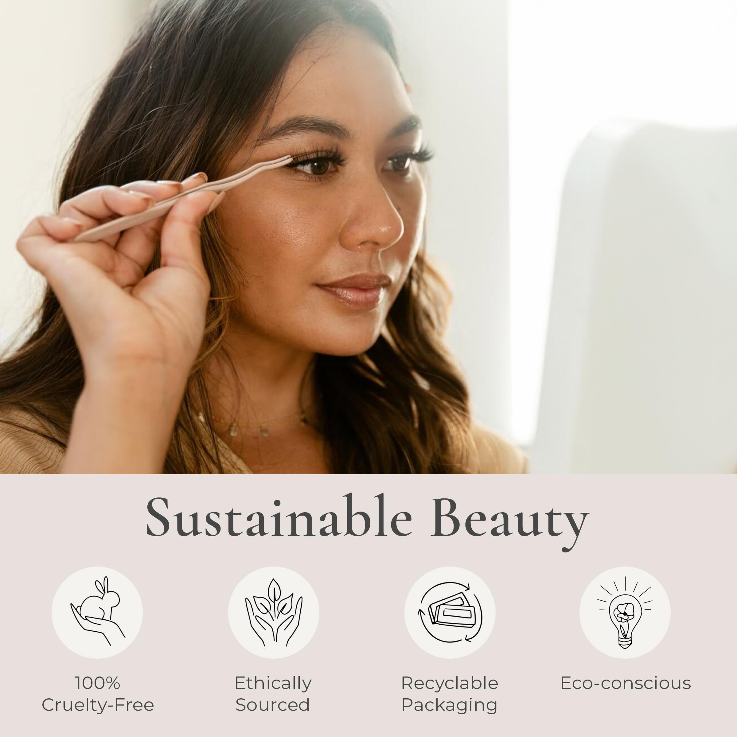 House of Lashes eyelash glue packaging shown in a compact tube for easy storage
