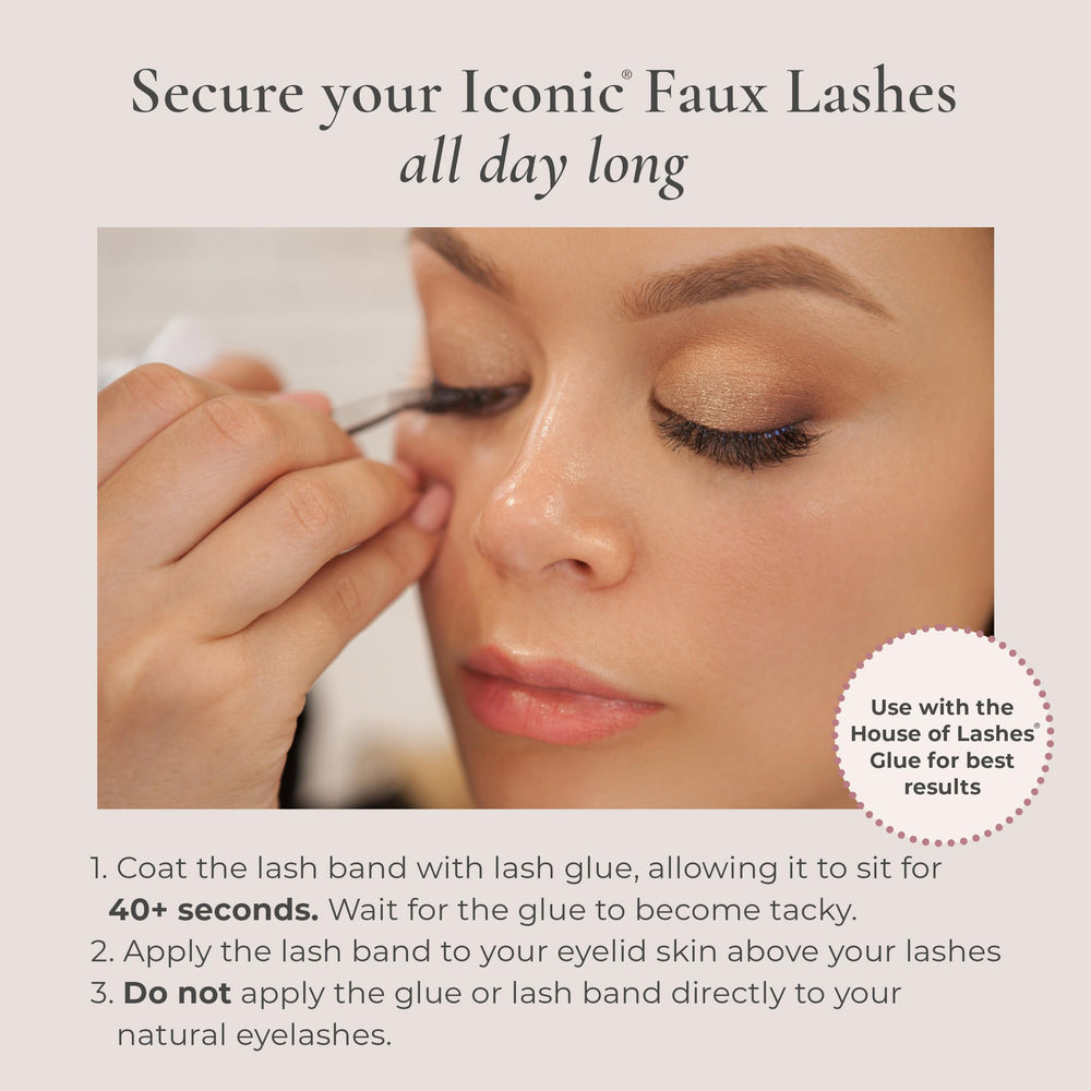 House of Lashes Iconic lashes offer up to 15+ reuses with proper care.