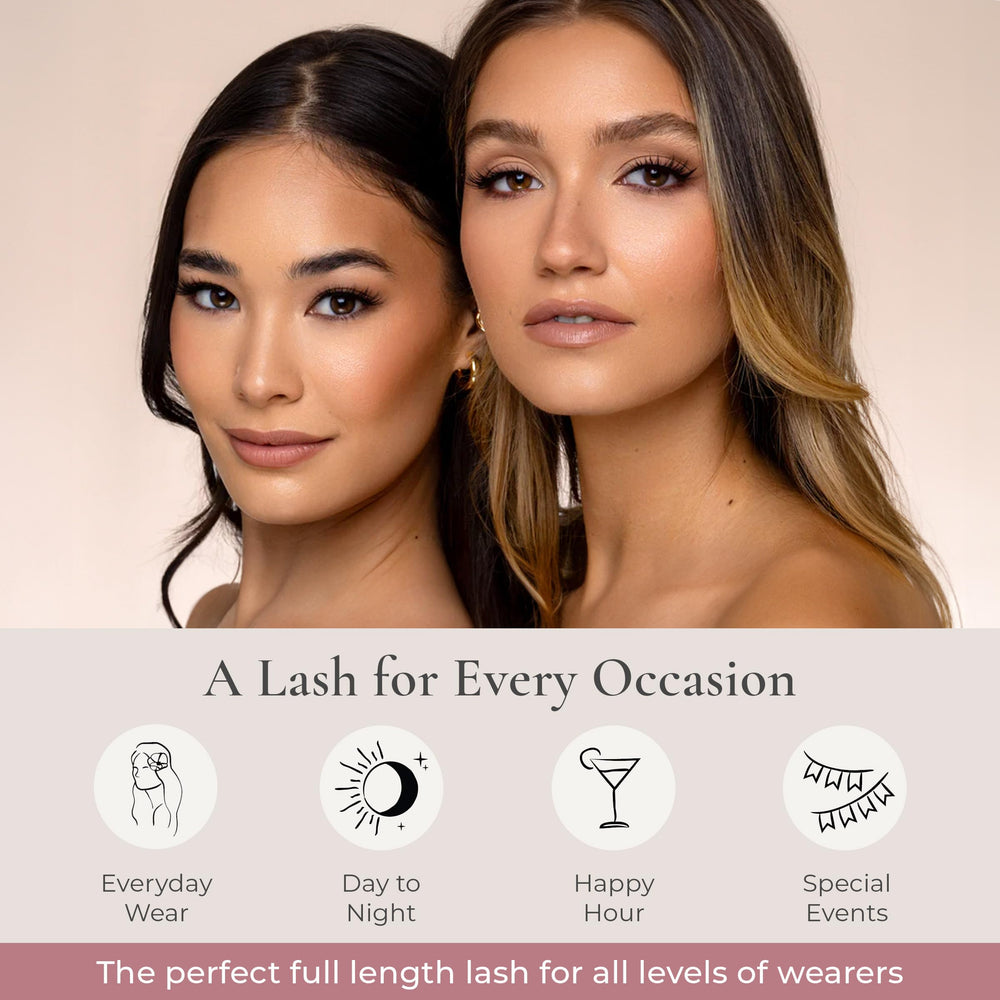 House of Lashes Iconic lashes deliver dramatic lift and elongation for all eye shapes.