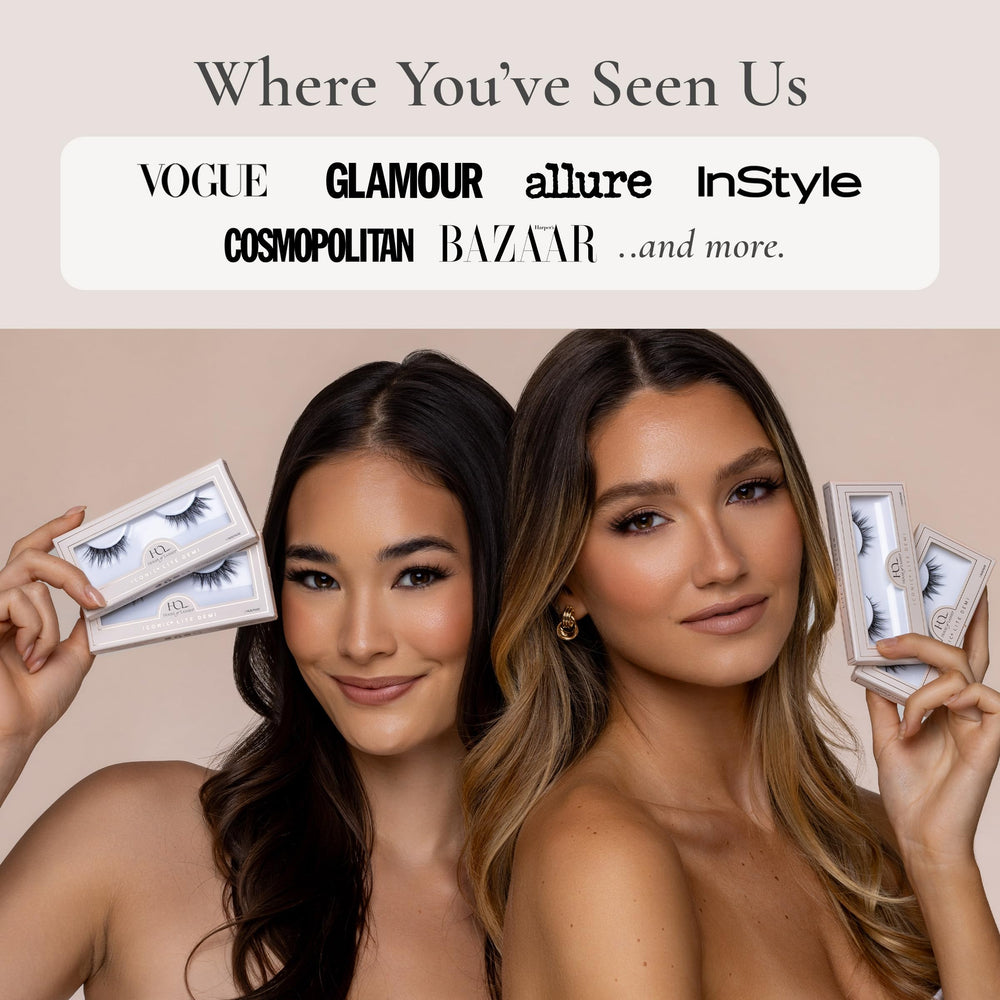 House of Lashes Iconic Lite Demi comfortable fit for all eye shapes.