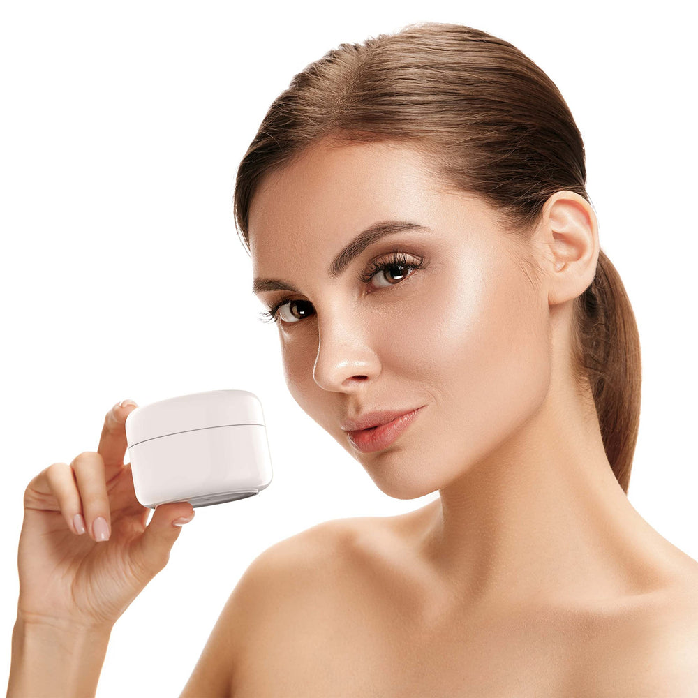 Houseables leak-proof cap keeps cosmetics secure in bags.