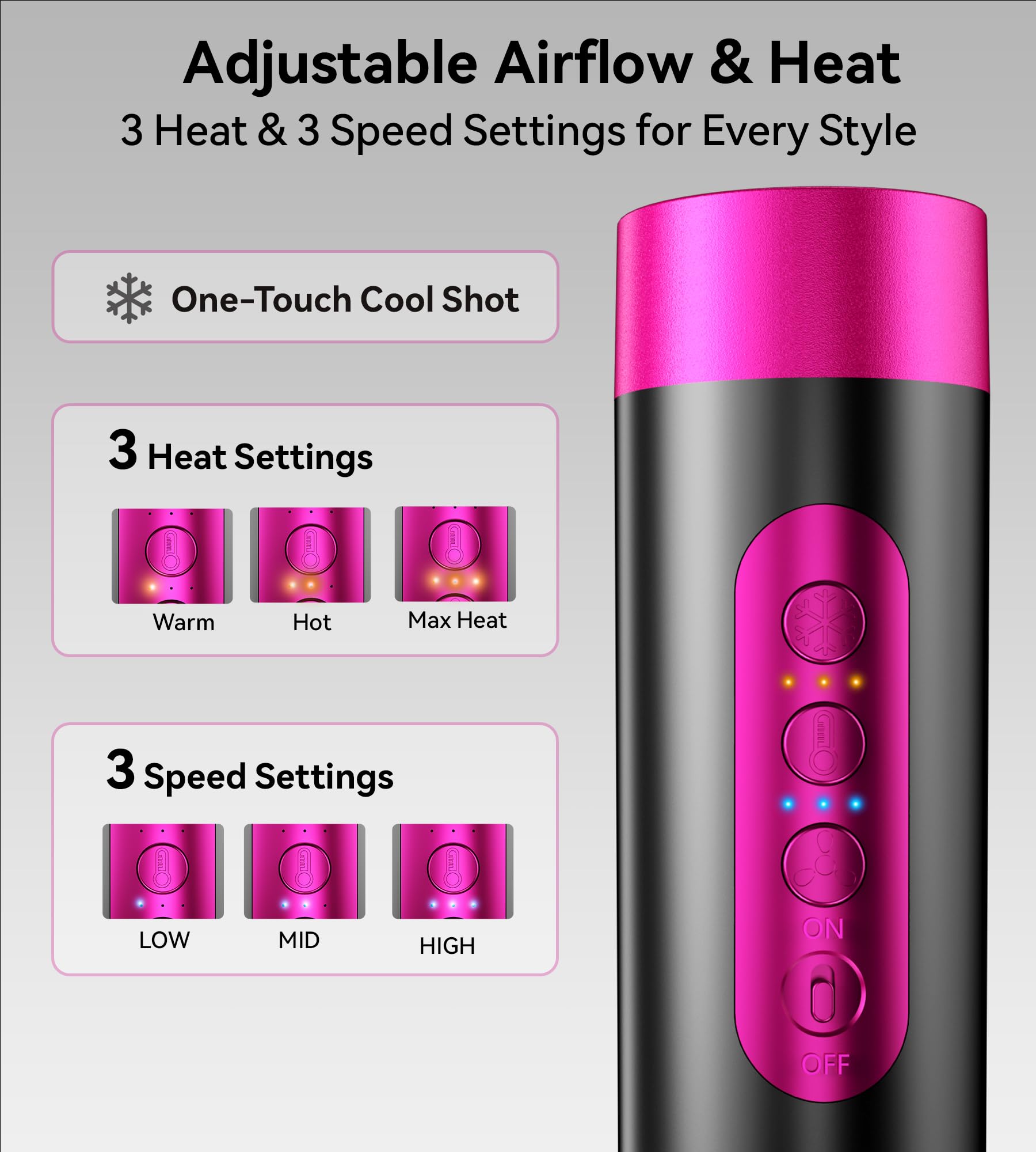Househerb straightening brush image highlighting sleek finish