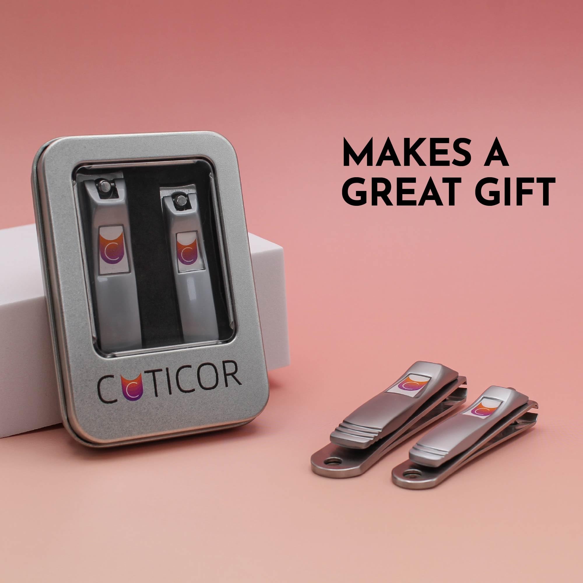 Houseify CUTICOR clipper with ergonomic contoured handle for comfort