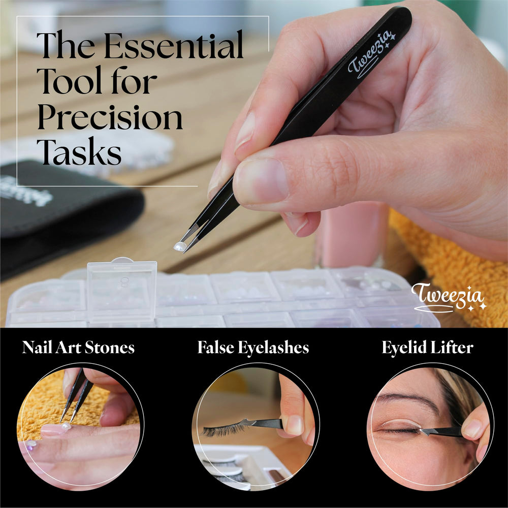 Houseify TWEEZIA eyebrow shaping kit enables clean brow definition and detailing.