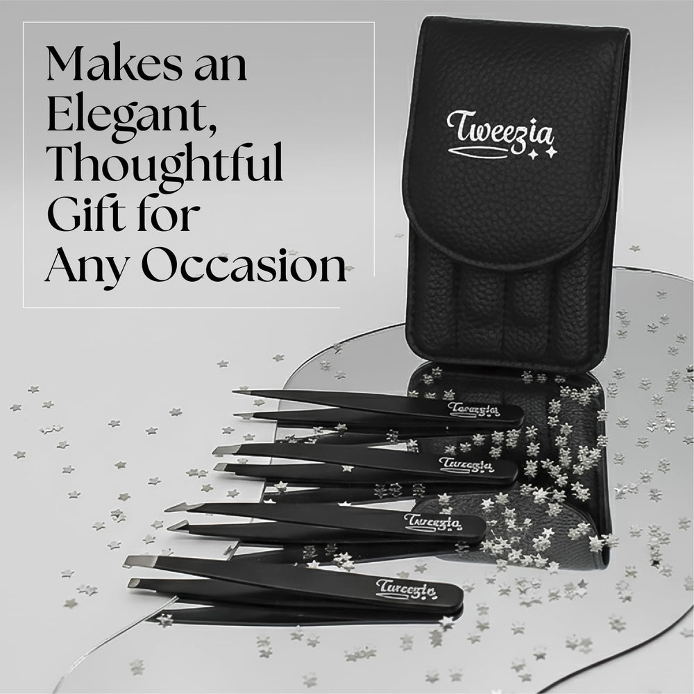 Houseify TWEEZIA multi-use tools layout showcases eyebrow shaping and craft-ready precision.