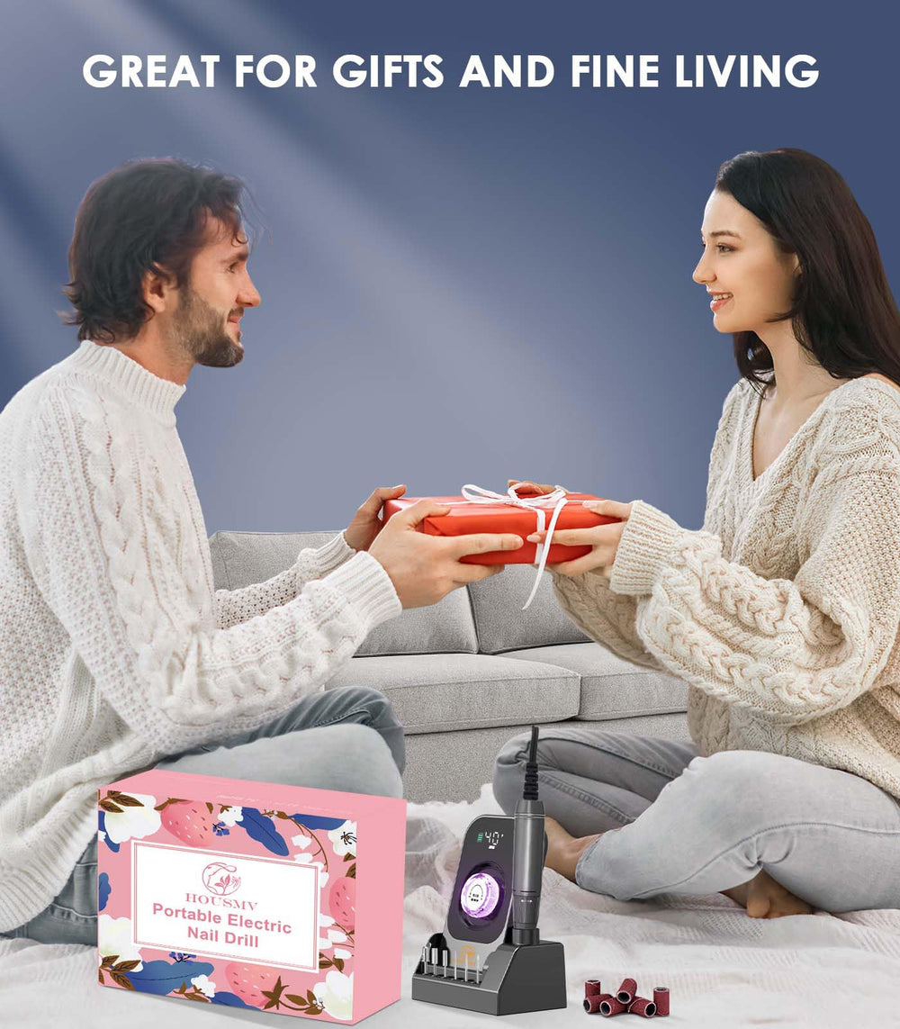 HOUSMV salon-at-home kit in pink gift box for convenient gifting
