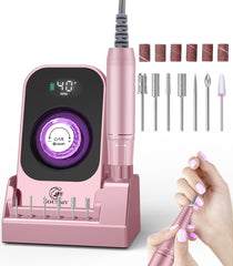HOUSMV portable nail drill motor at high speed for efficient grinding
