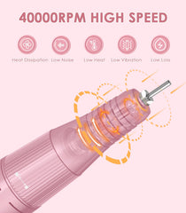 HOUSMV portable nail drill twist-lock bit change for quick setups